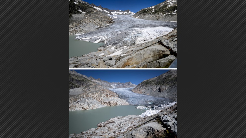 Duncan Porter, a tourist from Bristol, shared compelling photos comparing the Rhône glacier in the Swiss Alps from 2009 and 2024, revealing dramatic glacier melt. Initially captured from a now-closed hotel, the stark transformation, showing dwindling ice and an expanded lake, moved Porter to tears. This visual, which went viral, underscores rapid climate change impacts, intensified by carbon emissions. Switzerland has lost one-third of its glacier volume since 2000, prompting both awe and a call to action from viewers worldwide.