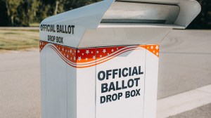 The only ballot drop box in Wausau, Wisconsin, was removed by the city's mayor, who was seen transporting the box with a dolly.