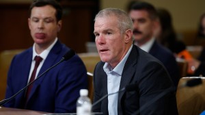 NFL Hall of Famer Brett Favre revealed that he has been diagnosed with Parkinson’s during a congressional hearing about welfare reform.