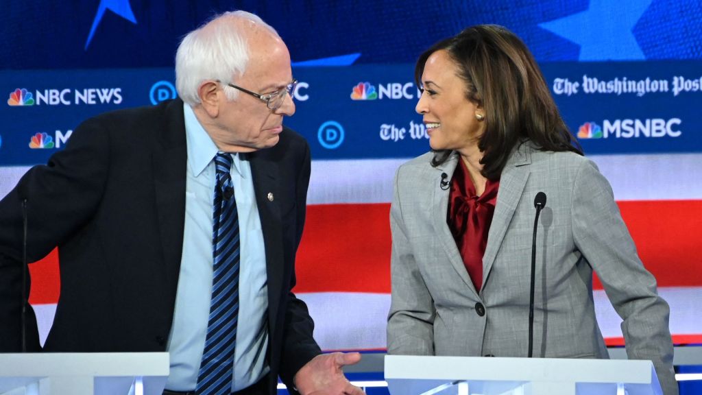 Sen. Bernie Sanders, I-Vt., called Vice President Kamala Harris' moderate views "pragmatic," saying she is "doing what she thinks is right in order to win the election."