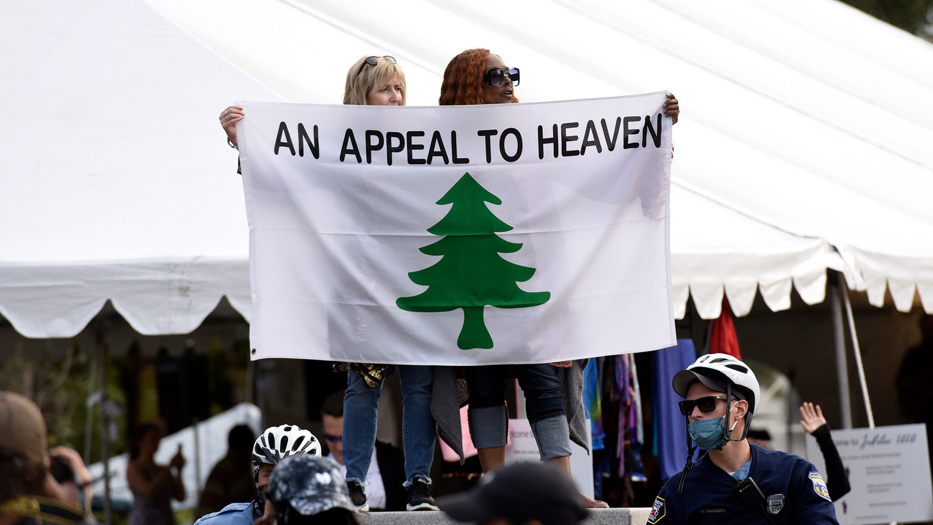 The so-called Appeal to Heaven or pine tree flag is back in the news, this time in a dispute between a citizen and local government.