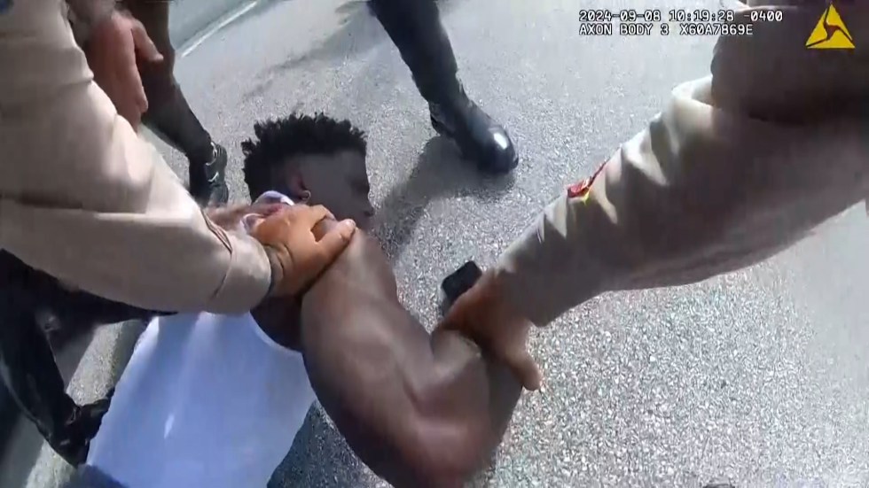 Miami Dolphins wide receiver Tyreek Hill found himself in handcuffs a block away from Hard Rock Stadium Sunday, Sept. 8, just hours before the game against the Jacksonville Jaguars. Newly released body camera footage shows what unfolded when he was pulled over by police.