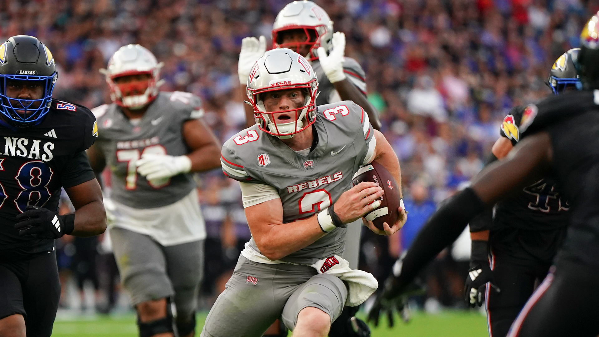 After UNLV quarterback Matthew Sluka left the team amid an NIL deal dispute, a local casino mogul has offered to pay for the player to stay.