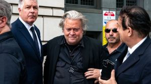 Steve Bannon raised his arm in a gesture resembling a Nazi salute during his speech at the Conservative Policy Action Conference, according to Louis Keene.