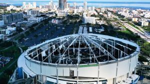 Tampa Bay Rays may need a temporary stadium for the 2025 season as Tropicana Field faces extensive storm damages