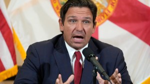 Florida Gov. Ron DeSantis, R, is demanding that a local TV station stop airing a political ad from a pro-abortion group.