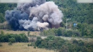 North Korea destroyed sections of inter-Korean roads and rail lines, escalating tensions with South Korea.