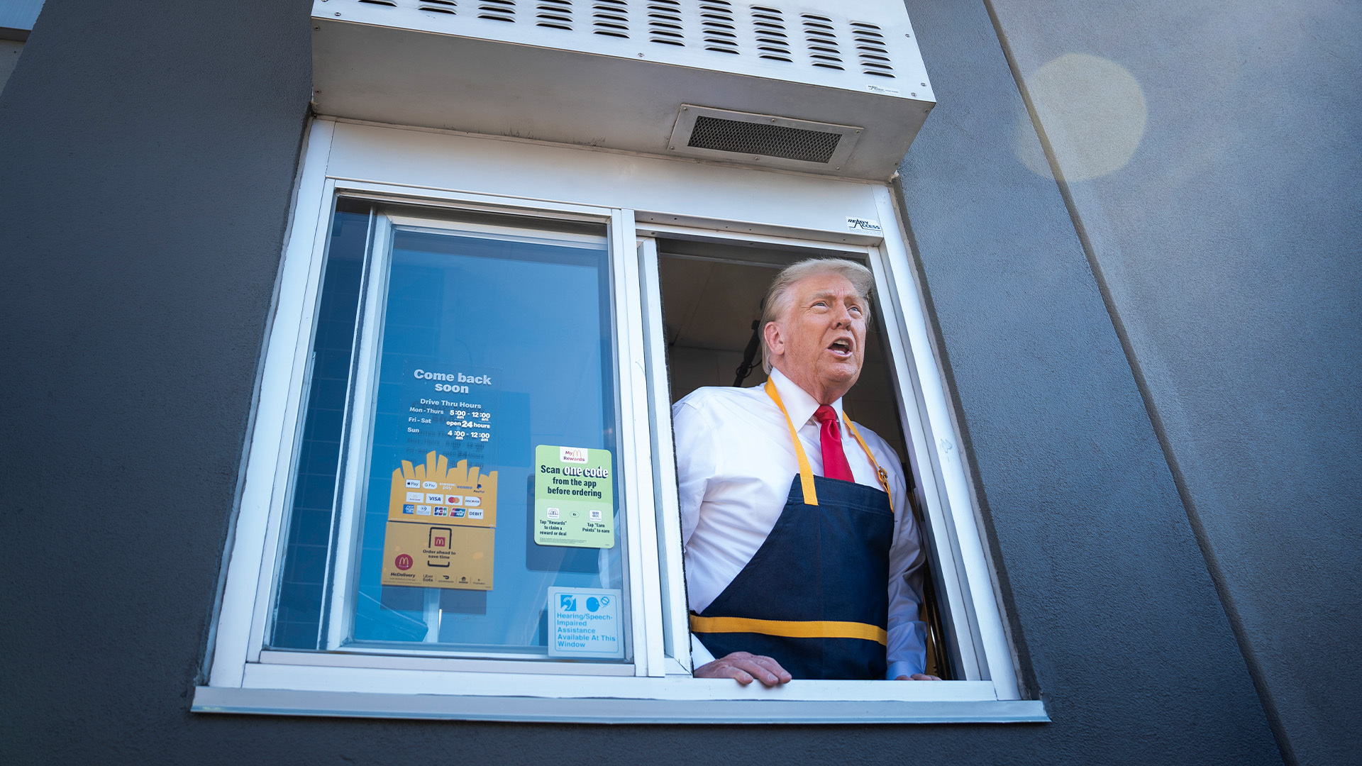 Former President Donald Trump is selling a 0 'MAGADonald’s' shirt after his drive-thru appearance at a Pennsylvania McDonald’s.