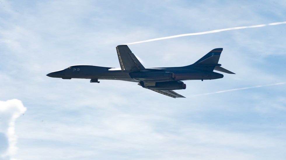 US B-1B bomber leads joint air drill with South Korea and Japan amid North Korea's escalating nuclear and missile threats.