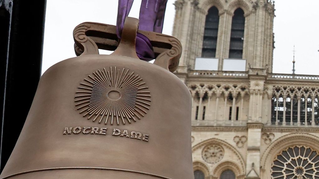 Bells of Notre Dame sound in Paris for the first time since 2019 fire