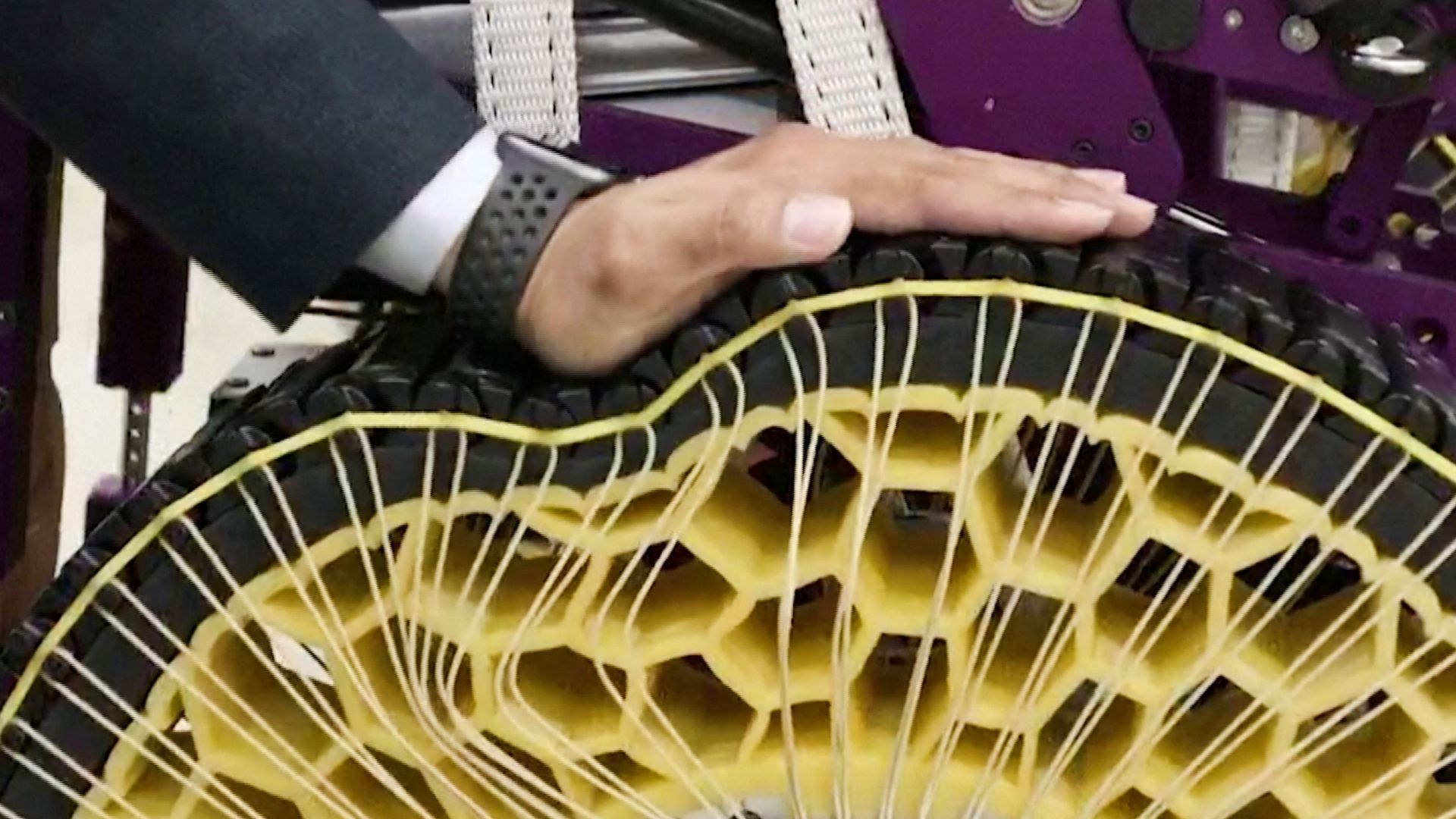 Scientists in South Korea say they have invented the world's first 'morphing' wheel, which could be a gamechanger for those with mobility impairments.