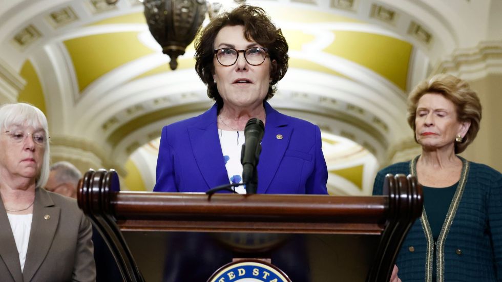 Sen. Jacky Rosen, D-Nev., won reelection, fending off a challenge from Republican Sam Brown.