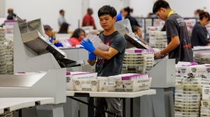 California still has 265,000 ballots left to count, 22 days after the election. It's holding up the results of a key House race.