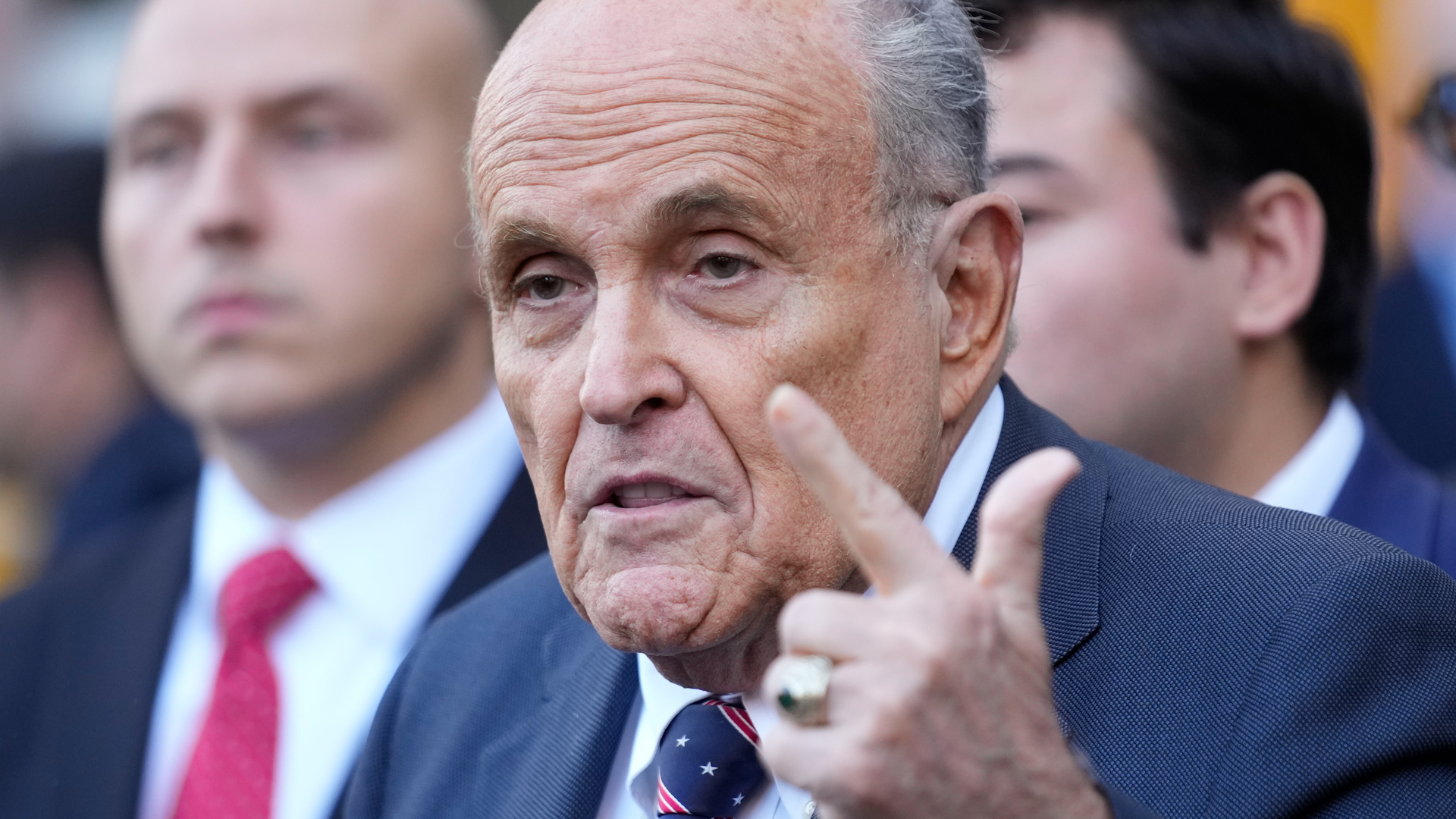 After not complying with a judge's ruling, Rudy Giuliani called his 5 million defamation judgment a "political vendetta."