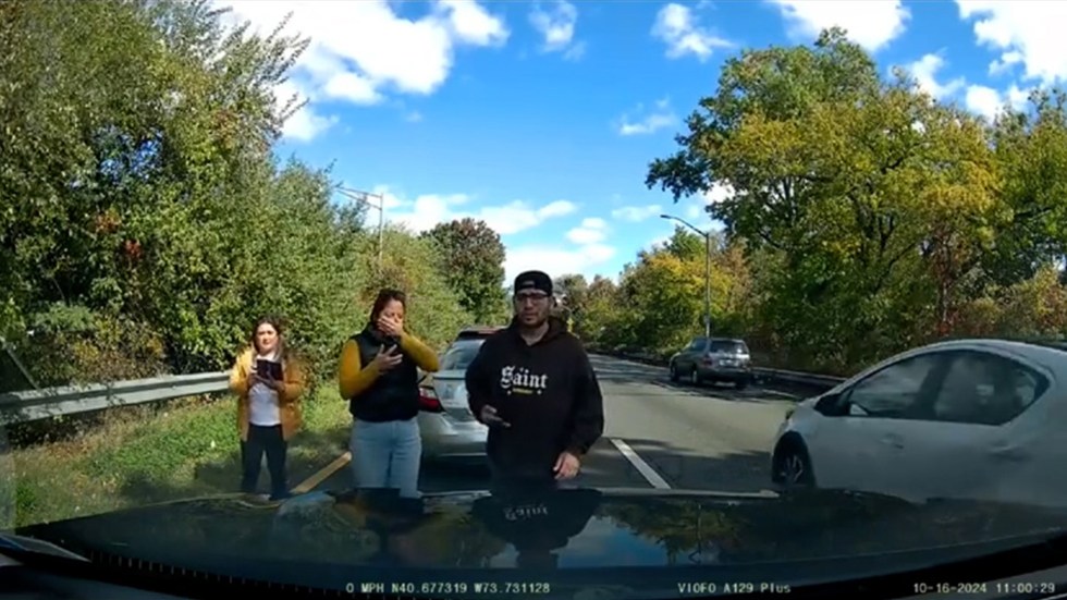 A Brooklyn man is facing multiple charges after a staged car crash, captured on dash cam and shared on TikTok, went viral.