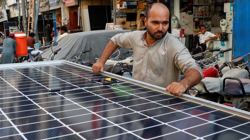 Amid rising energy prices, Pakistan is turning to Chinese solar panels, a trend that is straining the country’s debt-laden power sector.