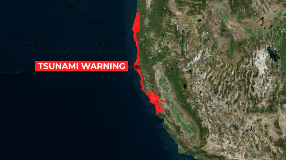 California earthquake leads to tsunami warning being issued