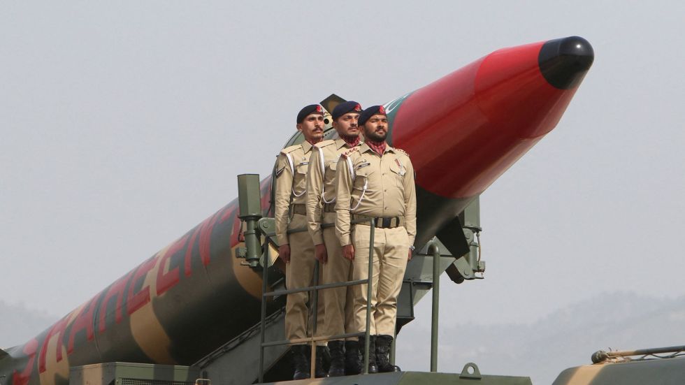 The US imposed sanctions on Pakistan over the development of long-range ballistic missiles capable of reaching the United States.