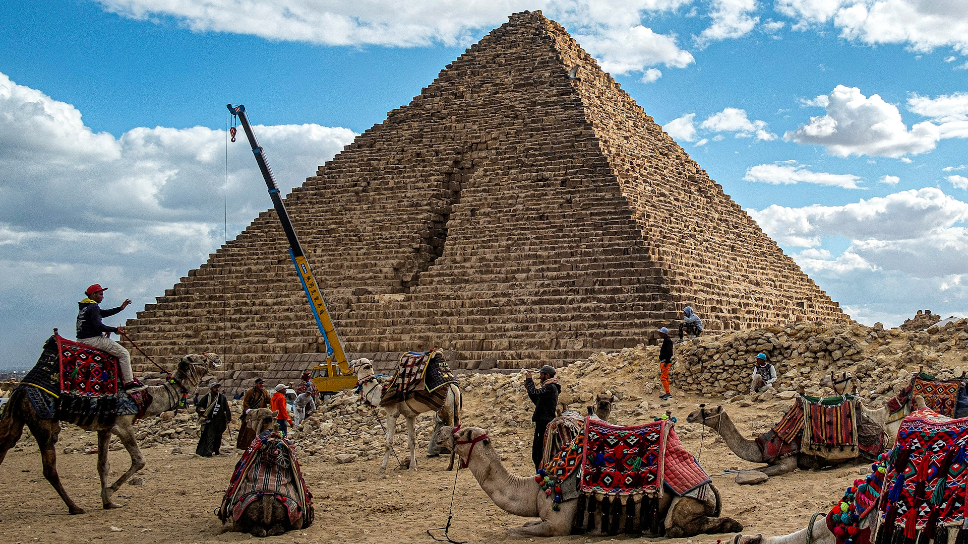 Egypt’s pyramids are being rented out for exclusive events, including weddings and high-profile YouTube projects despite concerns.