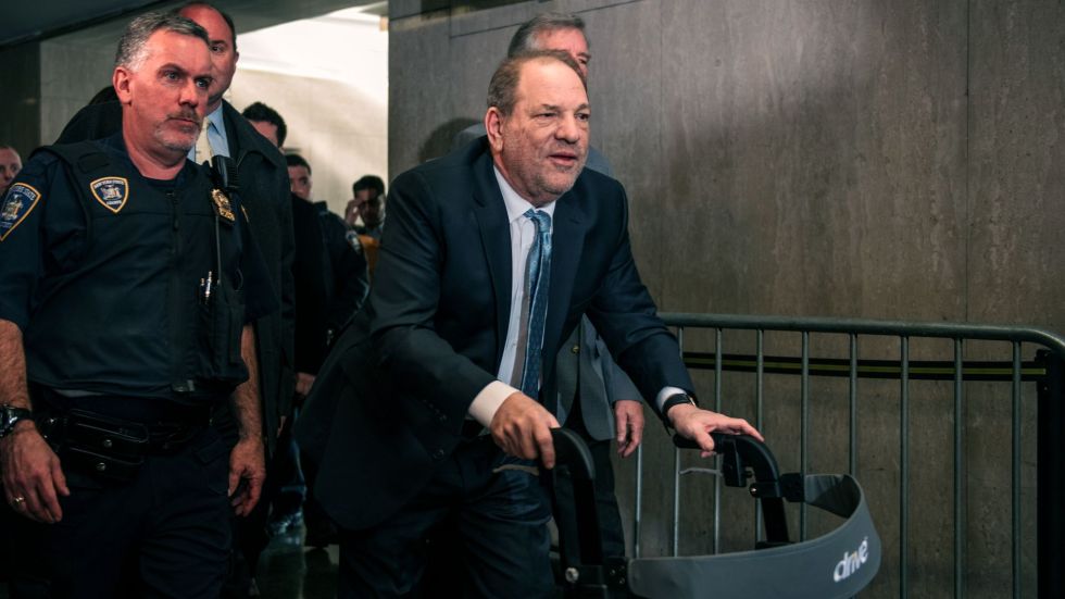 Harvey Weinstein's retrial set for April, begs for an earlier date due to poor health