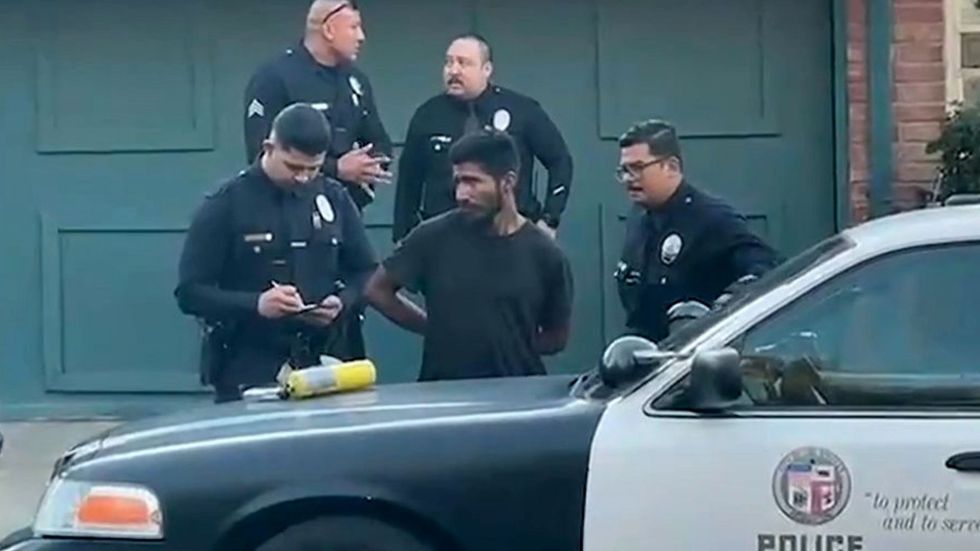 New details have emerged about the man arrested in California after residents allegedly saw him setting debris on fire with a blowtorch.