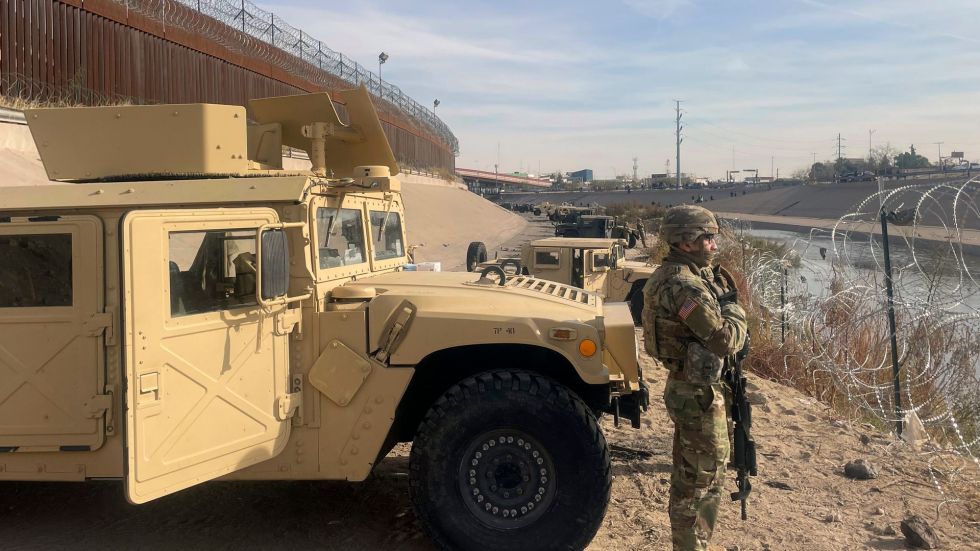 The Pentagon announced it's deploying 1,500 active-duty troops to the U.S.-Mexico border.