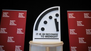 Some of the world’s top scientists had an ominous warning as they set the Doomsday Clock another second closer to midnight. The clock is used to symbolize how close humanity is to destroying the world. 