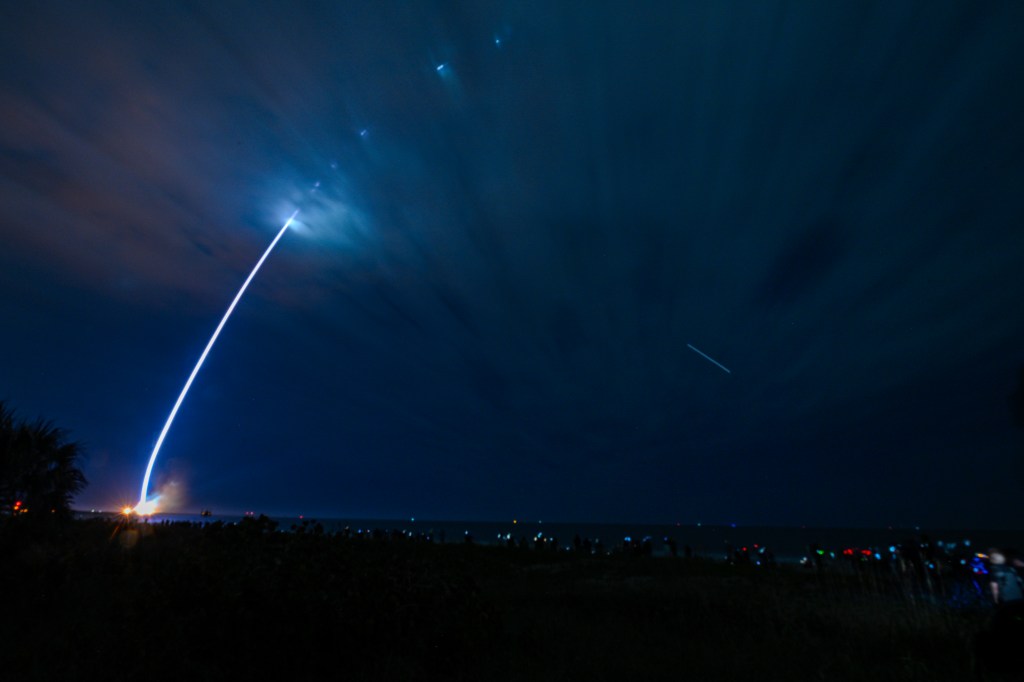 CAPE CANAVERAL, FLORIDA JANUARY 16: The Blue Origin New Glenn rocket lits off at Launch Complex 36 at Cape Canaveral Space Force Station prior to its scheduled 1 a.m. January 16 launch on January 16, 2025 in Cape Canaveral, Florida. The inaugural NG-1 mission, a long-delayed uncrewed test mission that would help pave the way for the Jeff Bezos-founded space company to compete against Elon Musk's SpaceX, was previously scrubbed on January 13. (Photo by Miguel J. Rodríguez Carrillo/Getty Images)