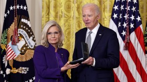 Liz Cheney, the Wyoming Republican and former House member, was among 20 politicians and advocates to receive an honor in Thursday's ceremony.