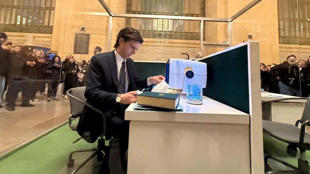 Grand Central Station transformed as ‘Severance’ cast promotes season 2