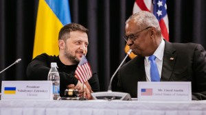 U.S. Defense Secretary Lloyd Austin and Ukraine’s President Volodymyr Zelenskyy used their final high-profile meeting at Ramstein Air Base in Germany to emphasize the need for continued international support for Ukraine. Addressing leaders from about 50 nations at the Ukraine Defense Contact Group meeting, Austin warned that reducing military aid could lead to greater instability and urged unwavering support.