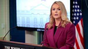 White House Press Secretary Karoline Leavitt said the drones in New Jersey last month were authorized to fly by the Federal Aviation Administration.