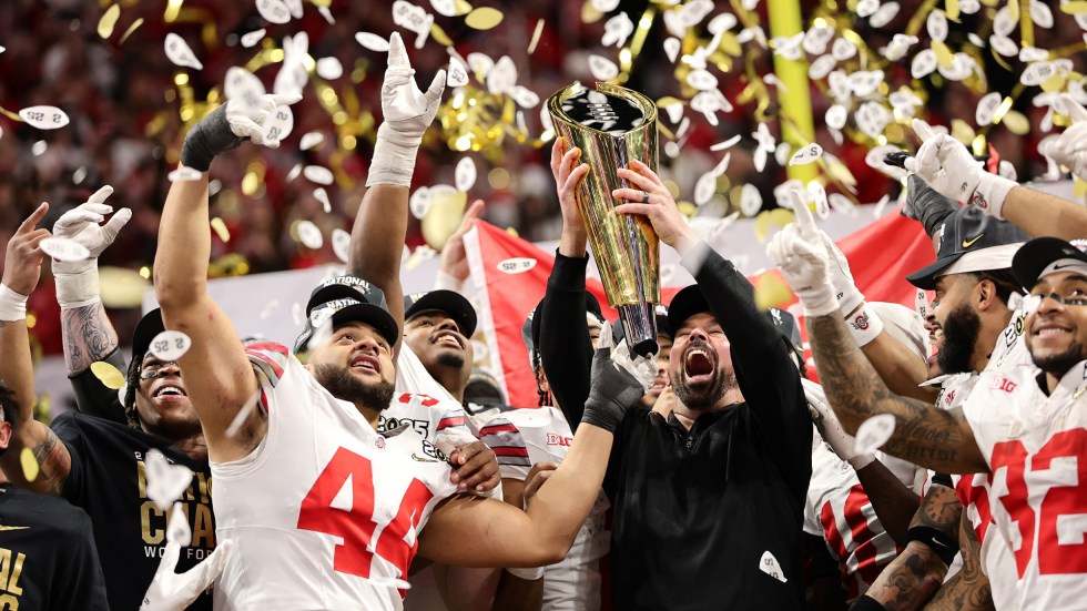 The Ohio State Buckeyes are national champions after a 34-23 win over Notre Dame and they are already favorites to win next season’s title.