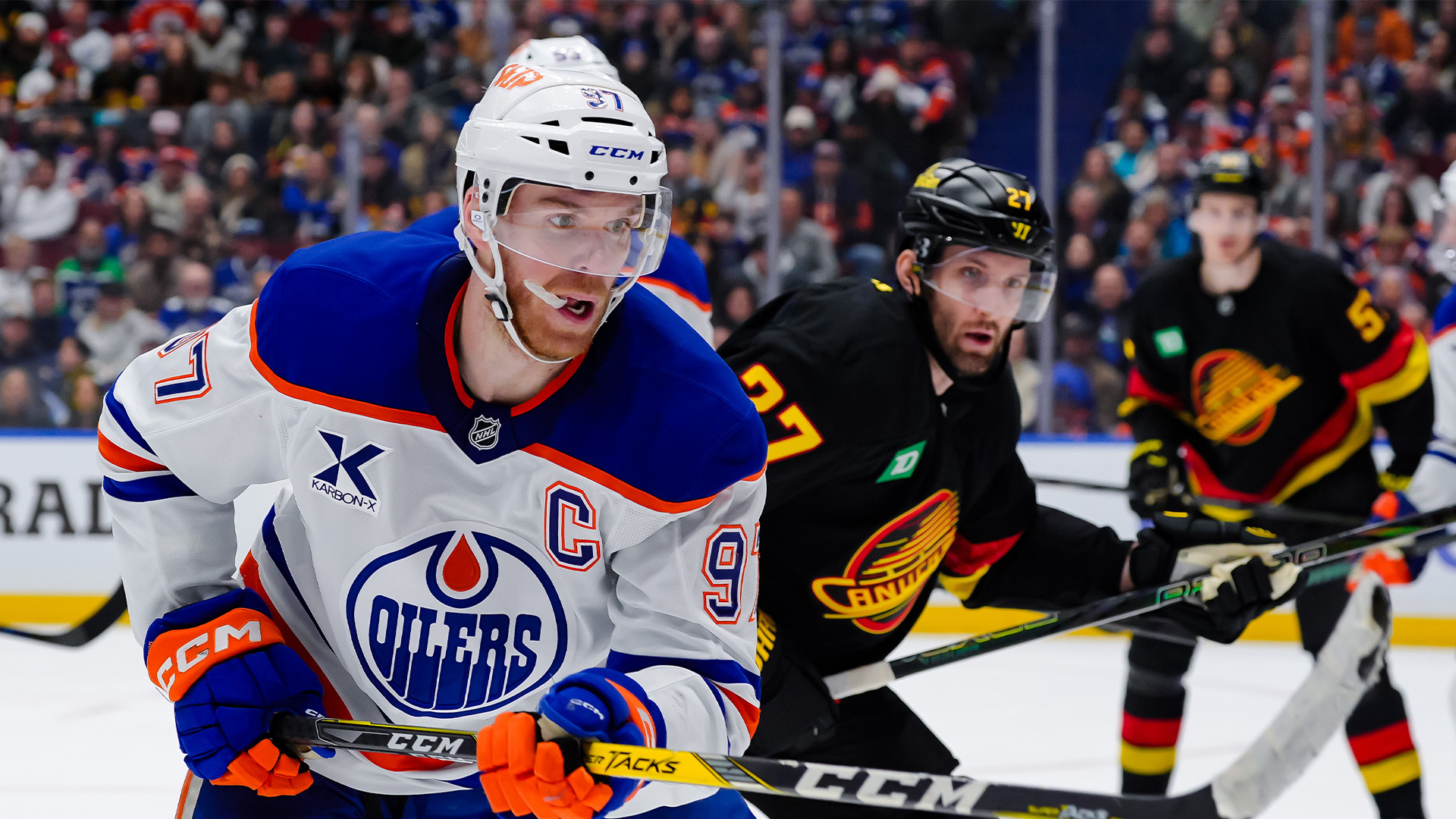 NHL superstar Connor McDavid reacted to his 3-game suspension for cross-checking Connor Garland of the Vancouver Canucks.