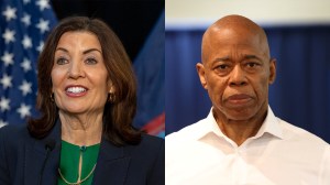 New York Gov. Kathy Hochul is meeting with key leaders Tuesday, Feb. 18 to discuss potentially removing mayor Eric Adams from office.