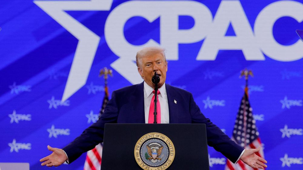 President Donald Trump wrapped up the final day of the Conservative Political Action Conference on Saturday.