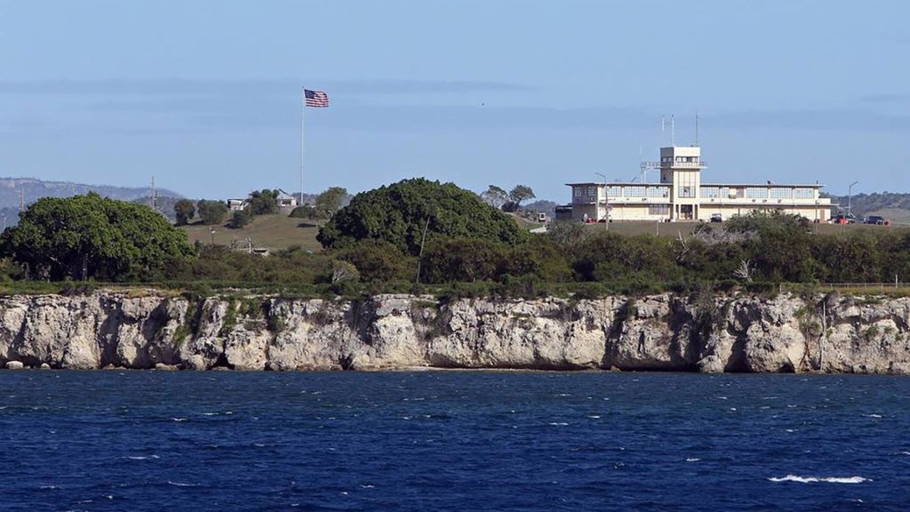 A federal court blocked the Trump administration from sending three Venezuelan immigrants to Guantánamo Bay Naval Base in Cuba on Sunday, Feb. 9.