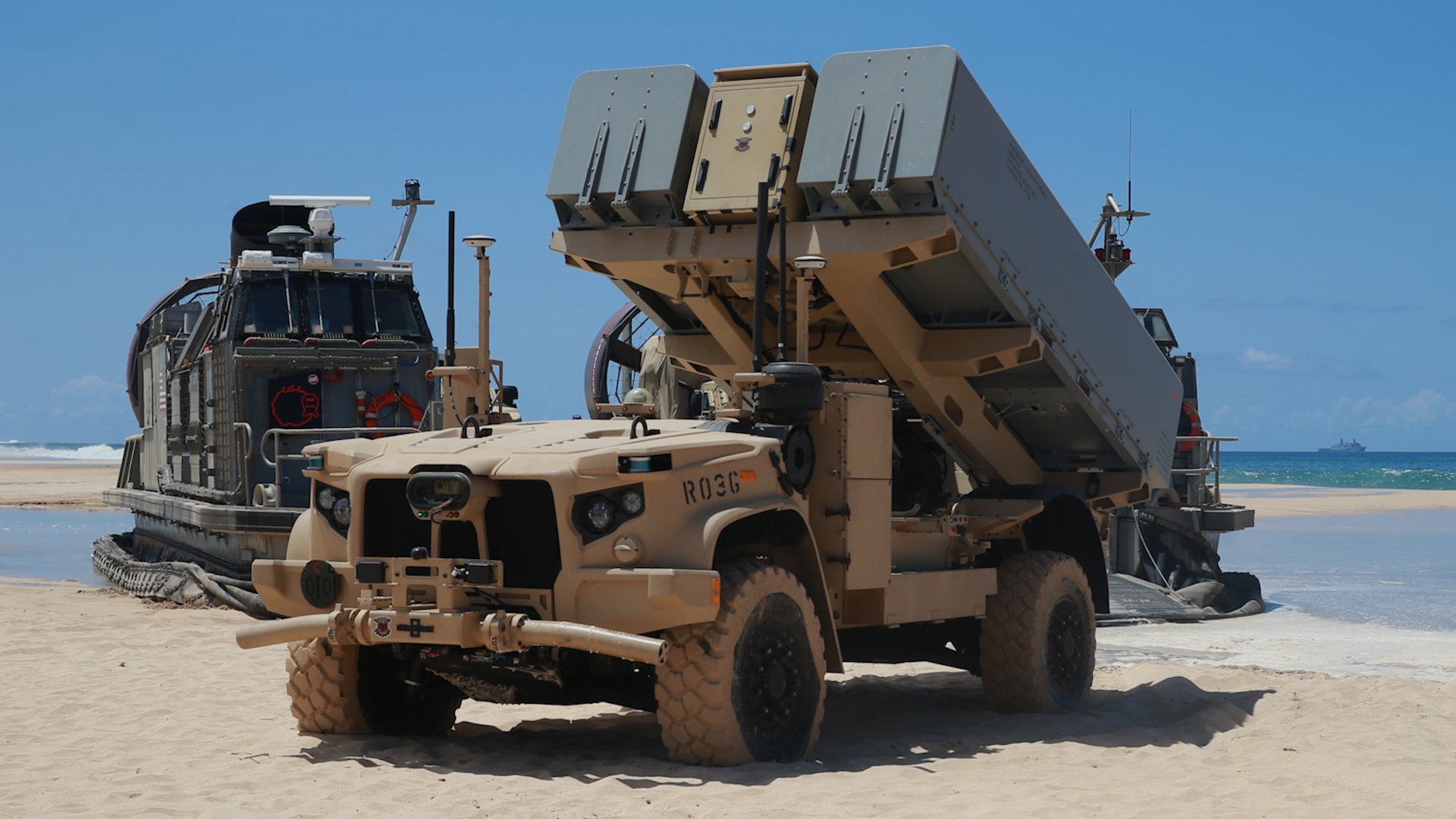 The Marine Corps Systems Command has awarded a nearly  million contract to Oshkosh Defense for its ROGUE-Fires system.