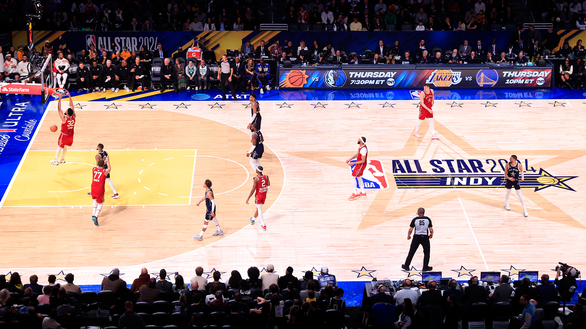 The NBA's All-Star game will have a new look this Sunday. Players will be split into four teams for a tournament style competition.