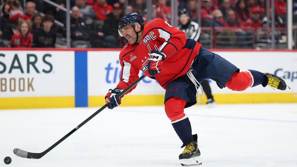 Alex Ovechkin is just 13 goals from becoming the NHL's all-time leading goal scorer after a hat trick against the Edmonton Oilers.