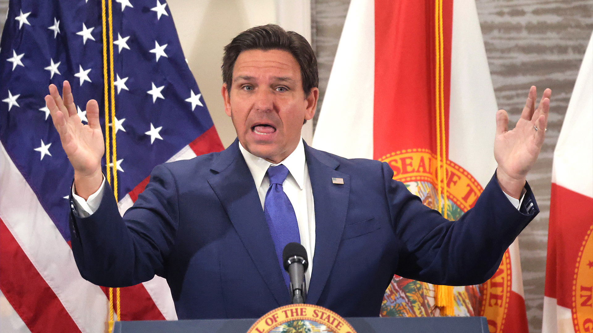 Florida Gov. Ron DeSantis supports abolishing property taxes in his state. A Florida-based think tank calls it "a risky proposition."