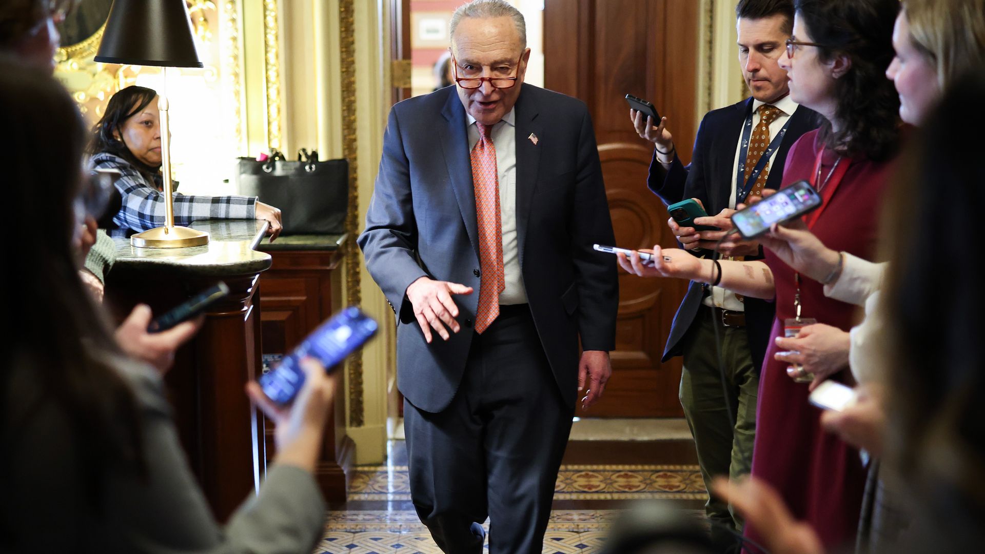 With a shutdown imminent, Chuck Schumer said it’s best to keep the government open, two days after he said Democrats would oppose the bill.