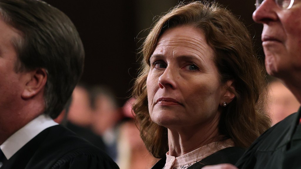 Justice Amy Coney Barrett criticized by Republicans after ruling against Trump