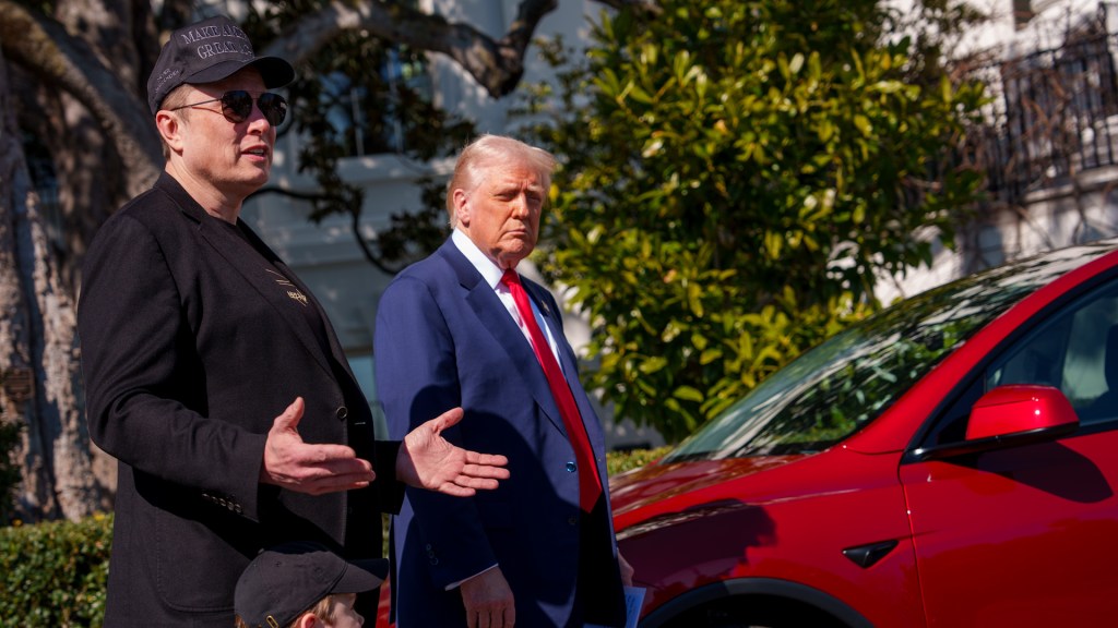 President Donald Trump weighed in on recent vandalization and attacks against Tesla showrooms, charging stations and vehicles across the U.S.